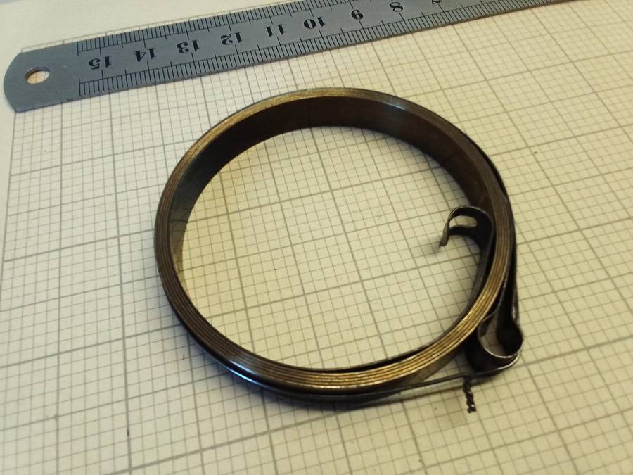 Alarm clock spring - 8 x 0.35 x 1060 x 60