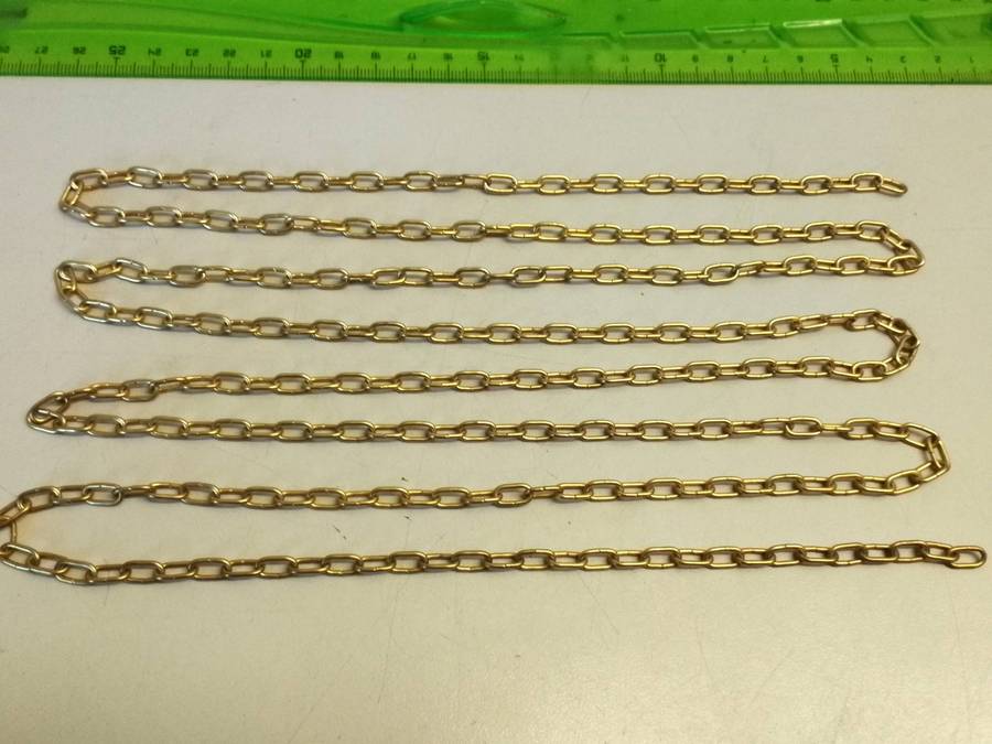 Clock chain - gilt - #5