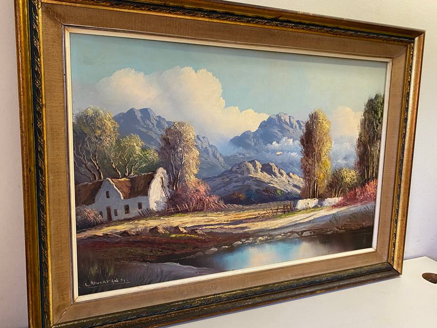 L. Albertyn- Cape landscape oil painting