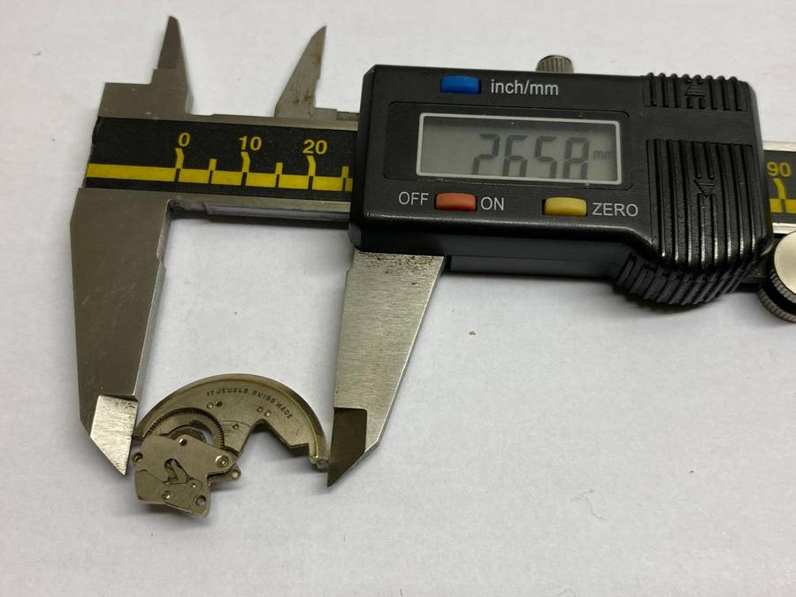 A. Schild - rotor & upper bridge for triple date calendar bumper movement - AS 1315