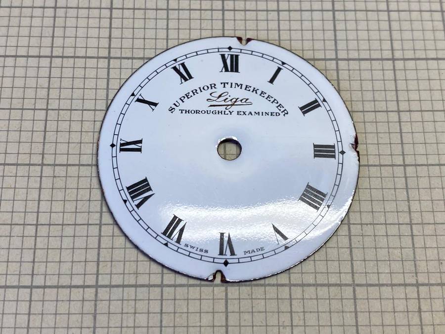 LIGA  SUPERIOR TIMEKEEPER - 43.65mm pocket watch dial