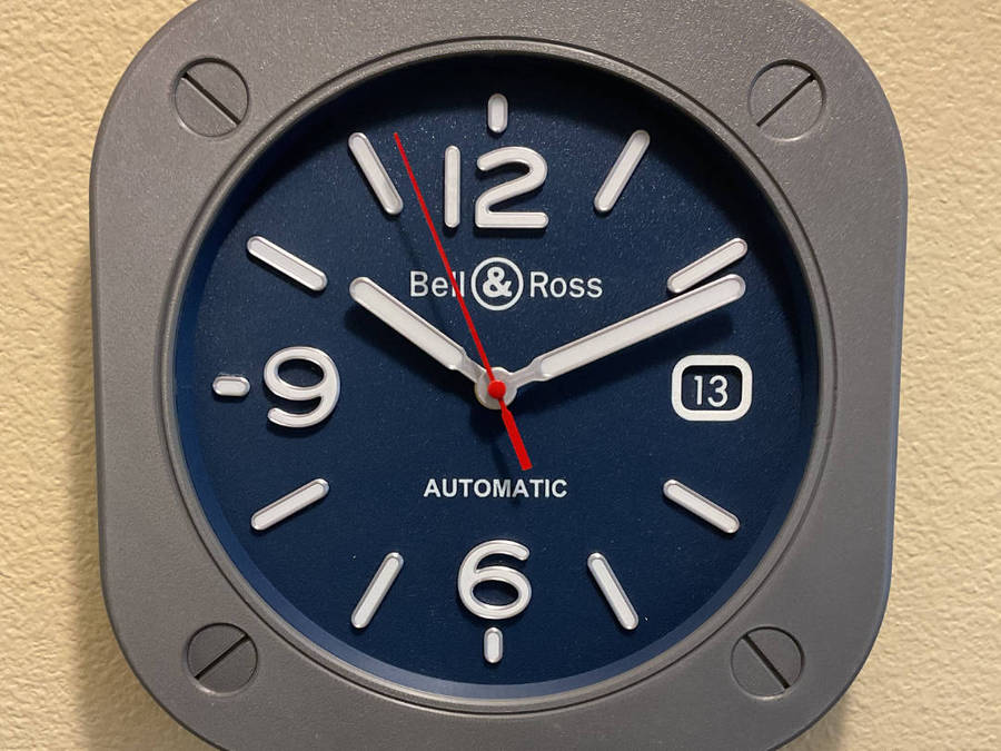 B & R Inspired Fan Art - Large Desk or Small Wall Clock