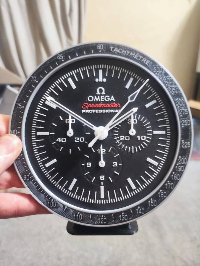 SpeedMaster Pro Desk Sized - 3D Print inspired by iconic wristwatch
