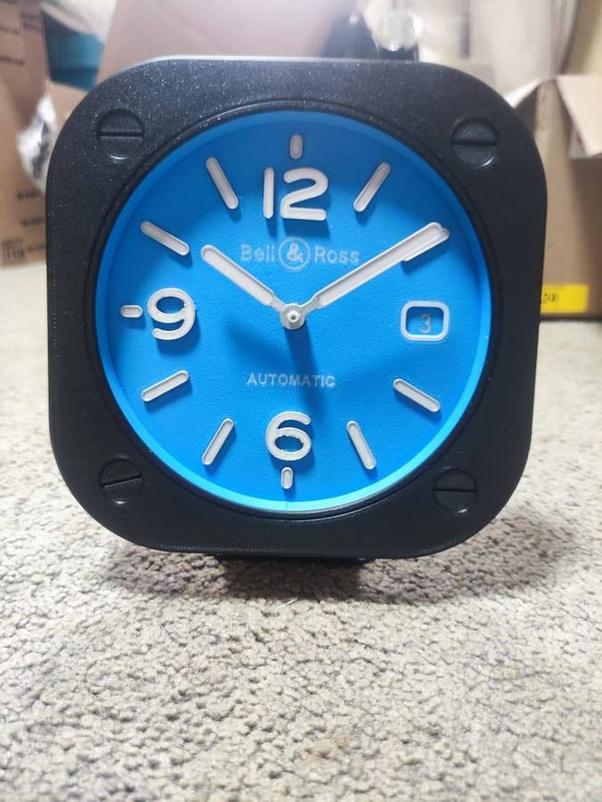 B & R Inspired Fan Art - Large Desk or Small Wall Clock