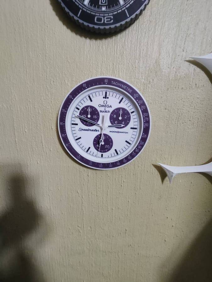 SpeedMaster x Swatch Wall Clock - Eye Candy