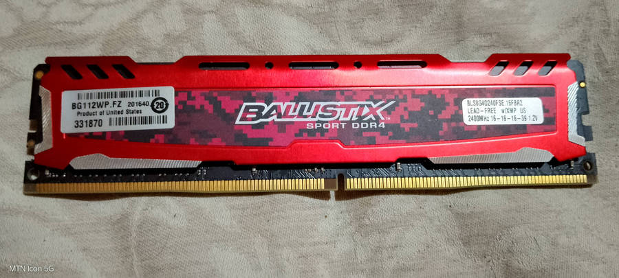 32GB (4x8GB) Crucial DDR4 2400 MHz CL16 Desktop RAM (Quad Channel Ready)