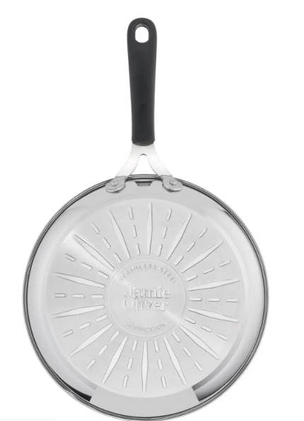 Jamie Oliver by Tefal Kitchen Essential Stainless Steel Frypan-28cm