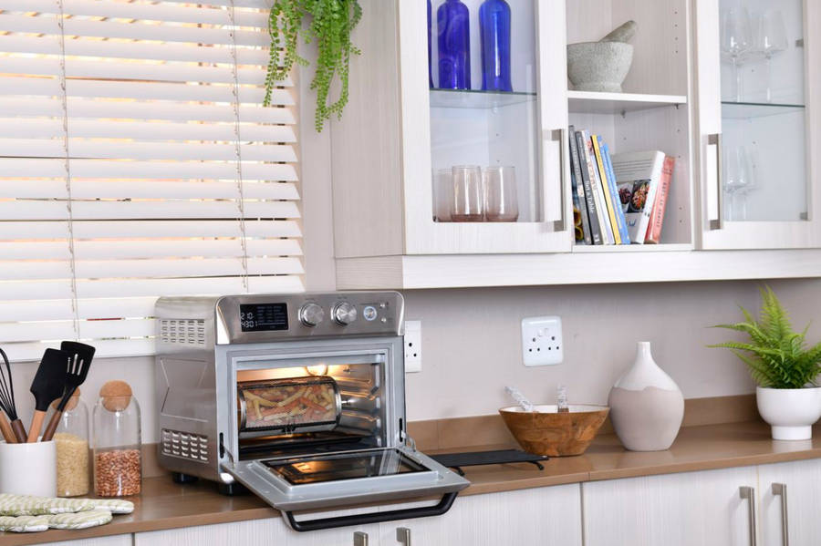 Kenwood - Air Fryer Oven & Rotisserie 25L S/Steel - MOA26.600SS