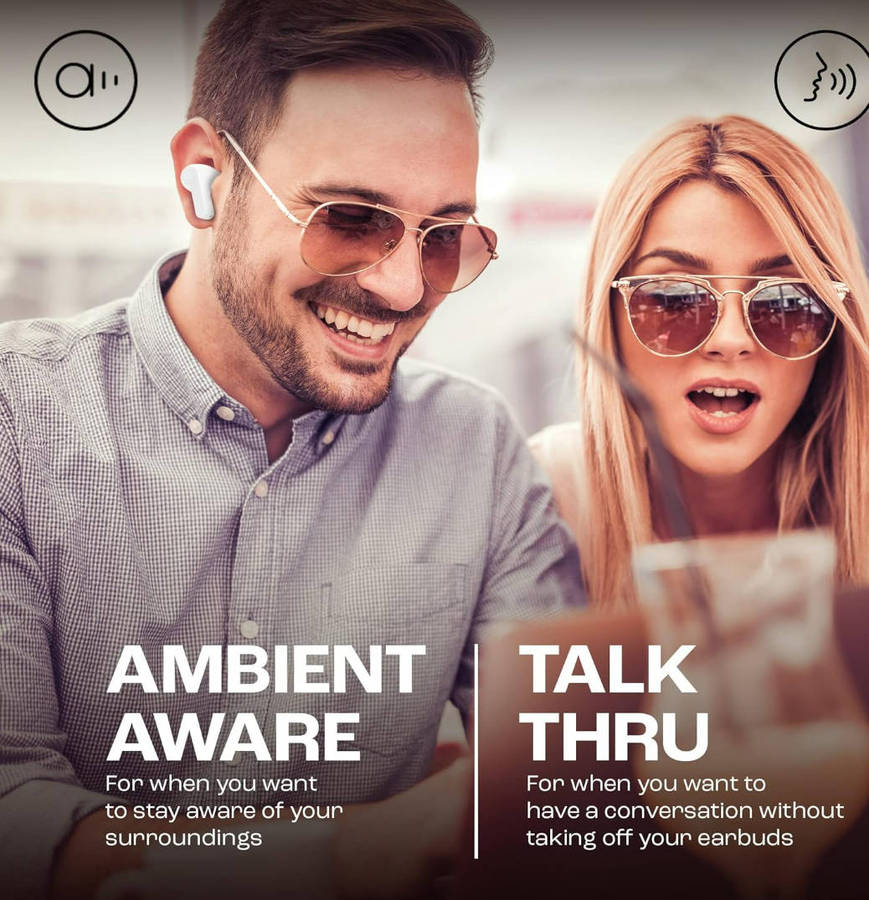 JBL Wave Buds True Wireless Bluetooth Headphones - White