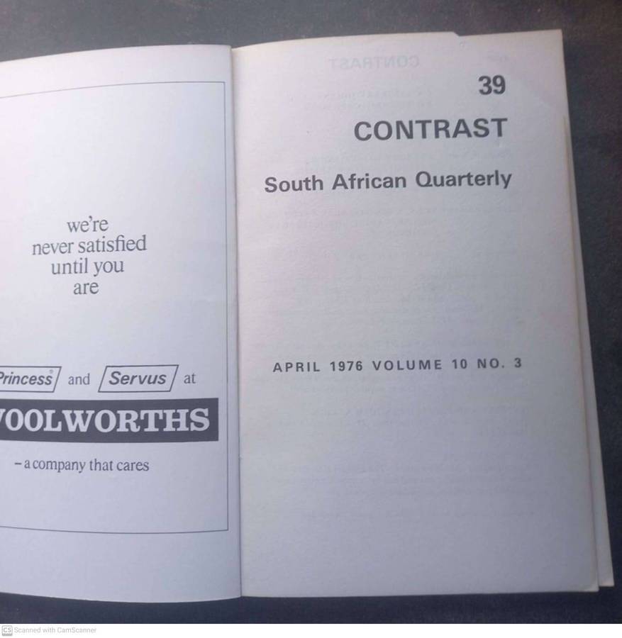 Contrast 39 - Volume 10, Number 3, April 1976