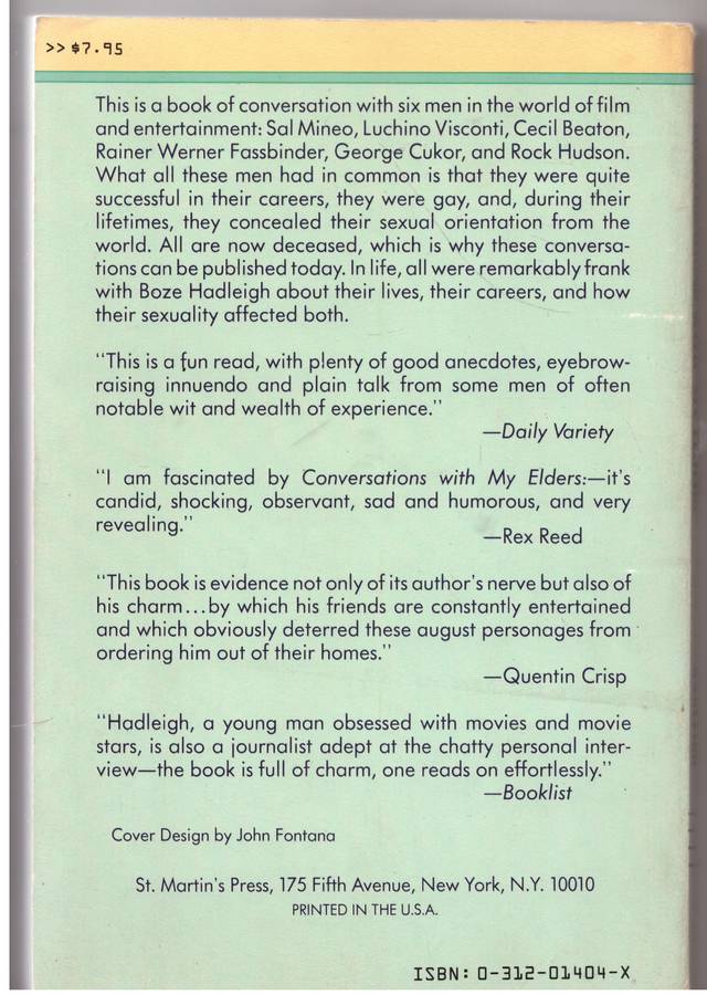 Conversations With My Elders - Boze Hadleigh