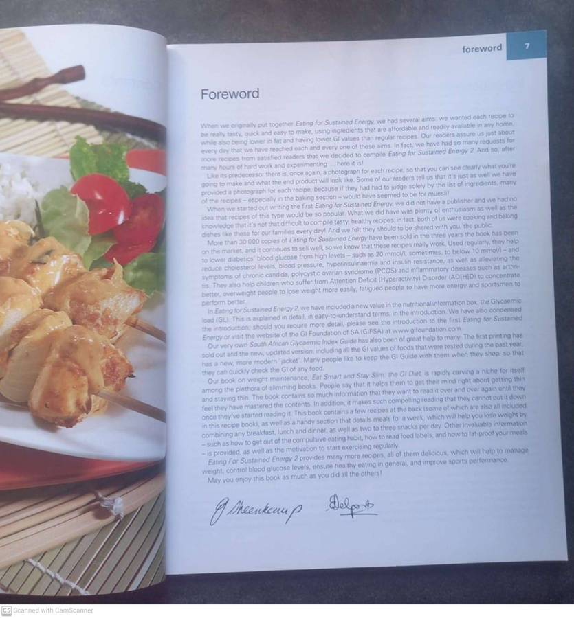 Eating for Sustained Energy 2 -- Gabi Steenkamp, Liesbet Delport