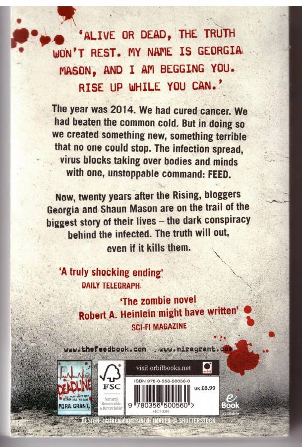 Feed: The Newsflesh Trilogy: Book 1 -- Mira Grant