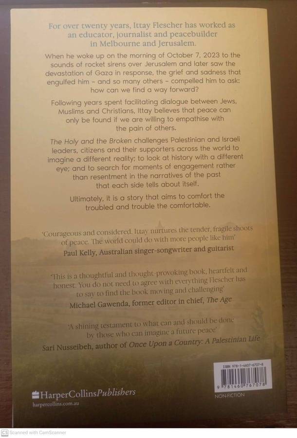The Holy and the Broken: A cry for Israeli-Palestinian peace  --  Ittay Flescher
