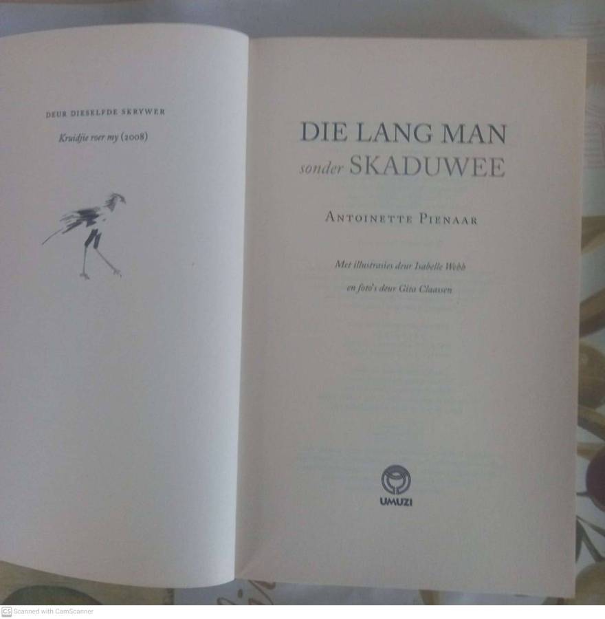 Die Lang man sonder skaduwee -- Antoinette Pienaar