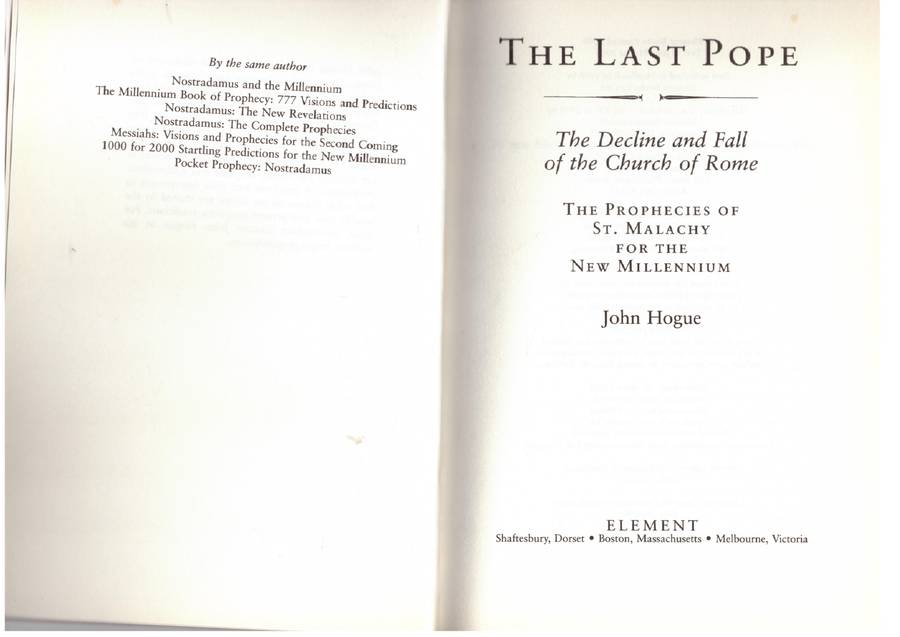 The Last Pope - John Hogue
