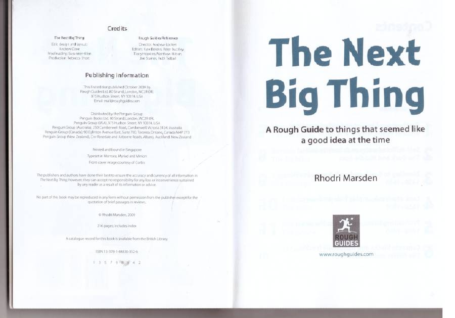 The Next Big Thing - Rhodri Marsden