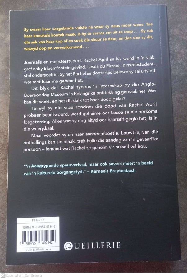 Die Dood van Rachel April -- P.P. Fourie