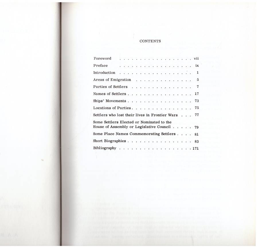 Roll of the British Settlers in South Africa: Pt. 1. Up to 1826  --  E. Morse Jones