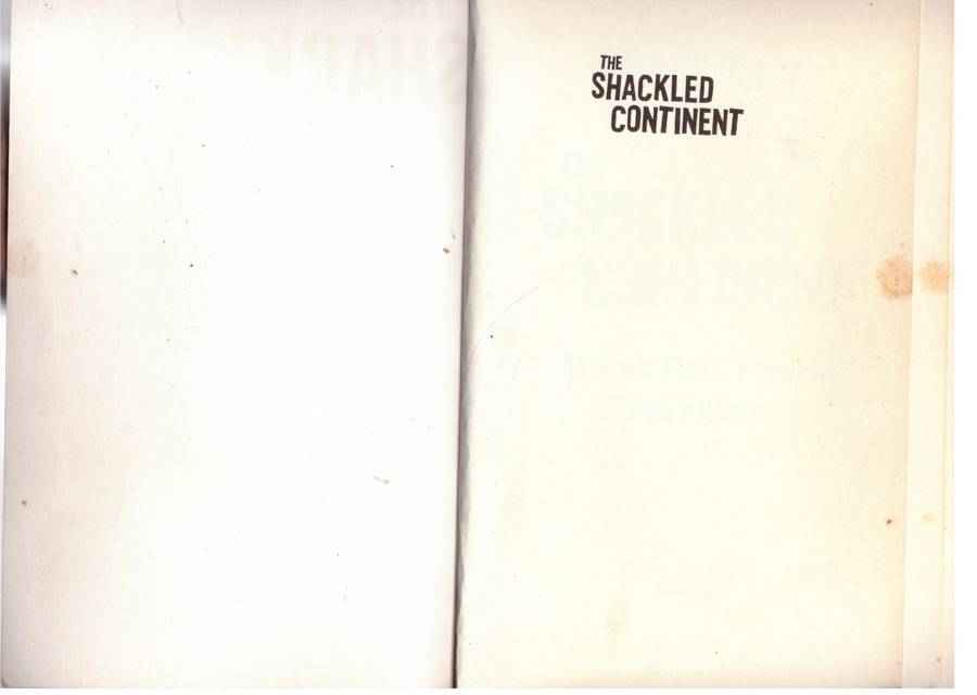 The Shackled Continent - Robert Guest