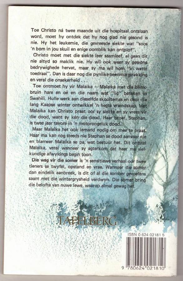 Die Wag vir die somer - Marzanne Leroux-Van der Boon