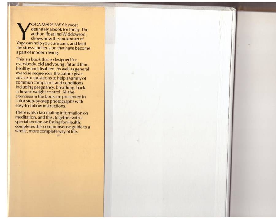 Yoga Made Easy -- Rosalind Widdowson