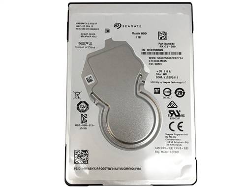 Seagate 1TB Laptop HDD SATA 6Gb/s 128MB Cache 2.5-Inch Internal Hard Drive