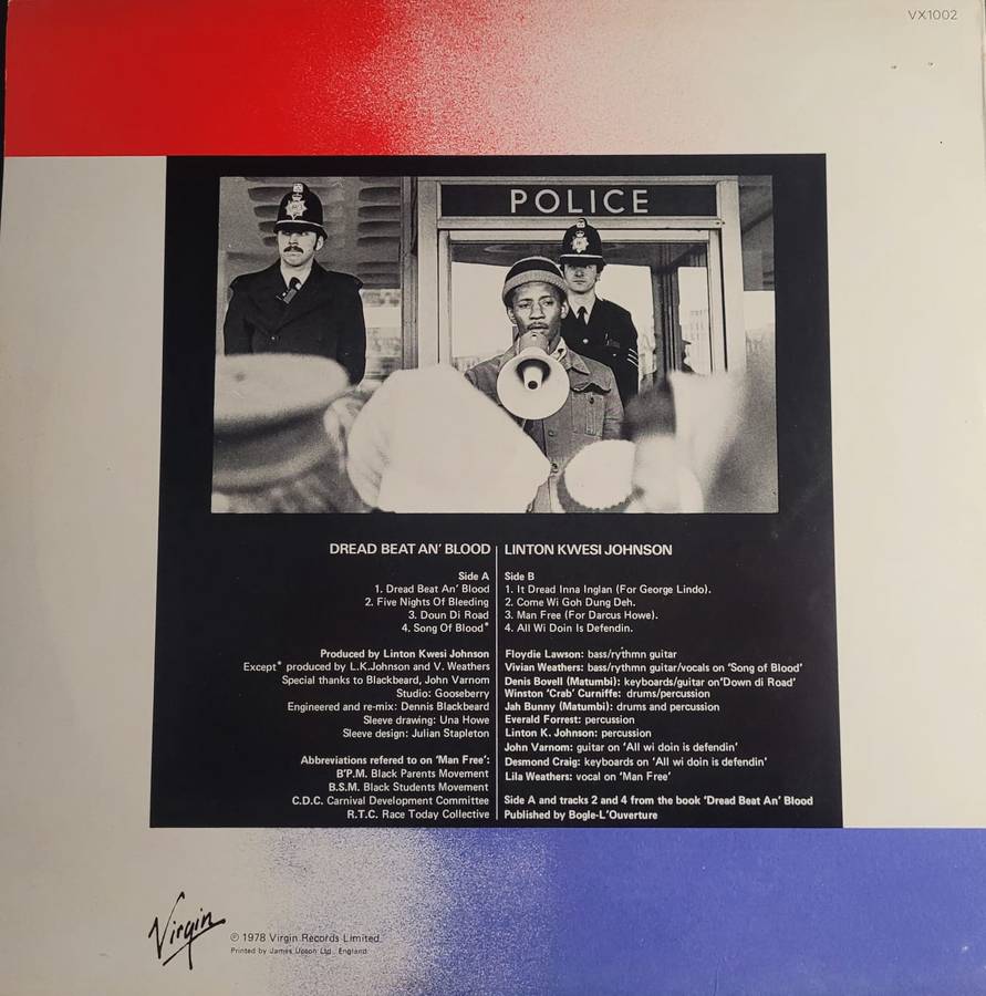 Linton Kwesi Johnson - Dread Beat 'An Blood