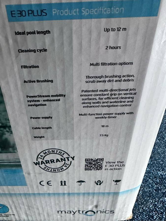 Dolphin E 30 Plus Pool Cleaner