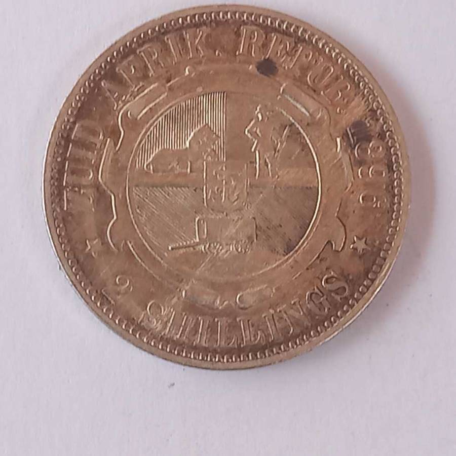 1896 ZAR 2 SHILLING..NICE CONDITION