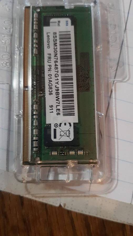 Lenovo Memory 4Gb Ddr4 2666 Sodimmsamsung Part No 01AG836 Price Per Each