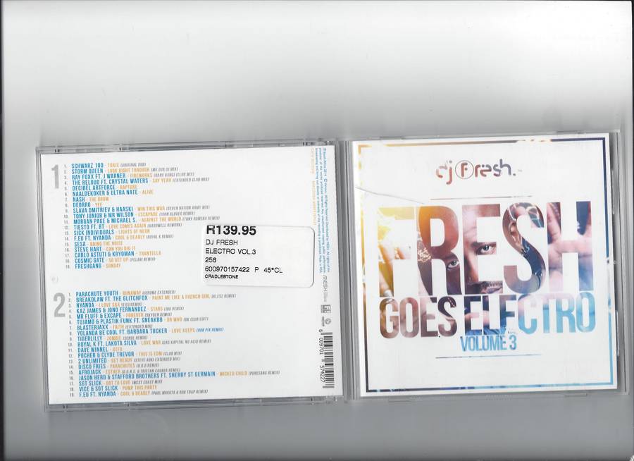 DJ Fresh Goes Electro Volume 3 2 CD Pack