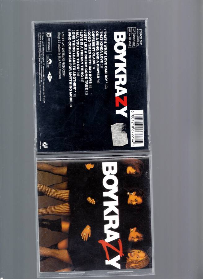 Boy Krazy -Label: Teal Trutone Music  STARCD 6021 Format: CD, Album Country:South Africa Released