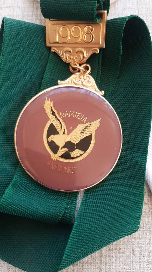 Collectable Medals Namibia- Angling Fresh Water 3x 1997 & 1x 98