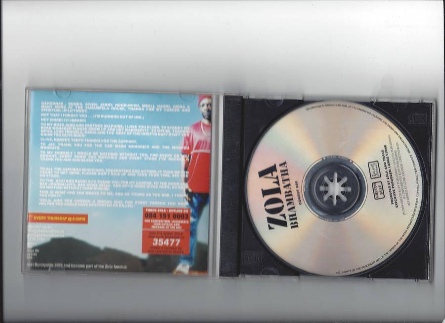 Zola   Bhambatha Album (CD) Style: Kwaito, Motswako