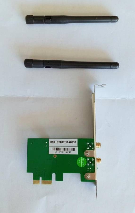 Mecer WF-2113M 300Mbps Wireless-N PCI-E Adapter