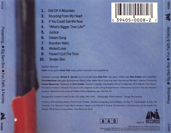 CD - Big Bam Boo - Fun, Faith, & Fairplay