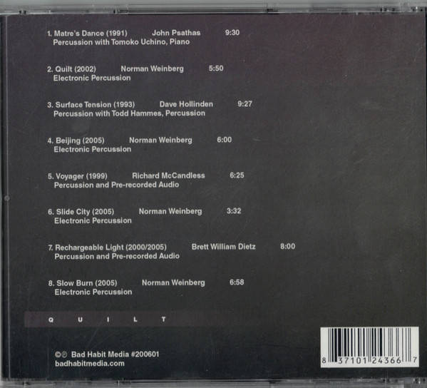 CD - Norman Weinberg - Quilt