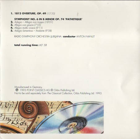 CD - The Classical Collection - CD26 - Tchaikovsky - Romantic Legends