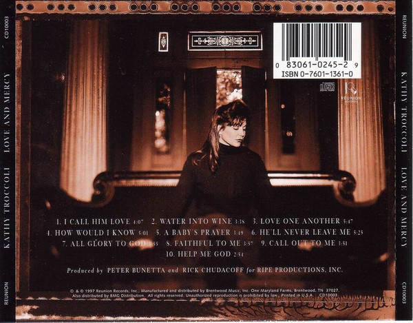 CD - Kathy Troccoli - Love & Mercy
