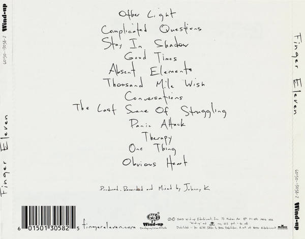 CD - Finger Eleven - Finger Eleven
