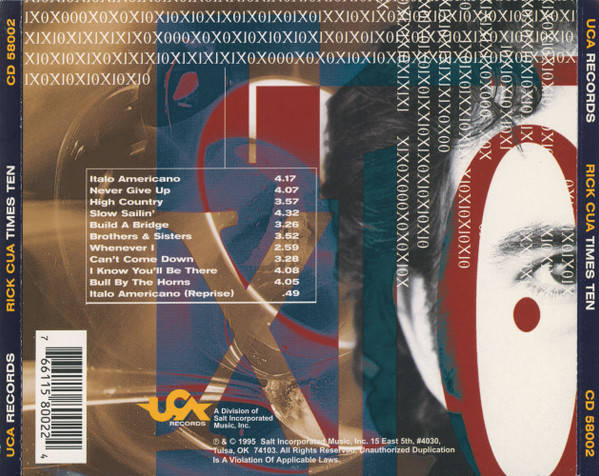 CD - Rick Cua - Times Ten