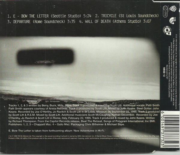 CD - R.E.M.  E-Bow The Letter (Single)