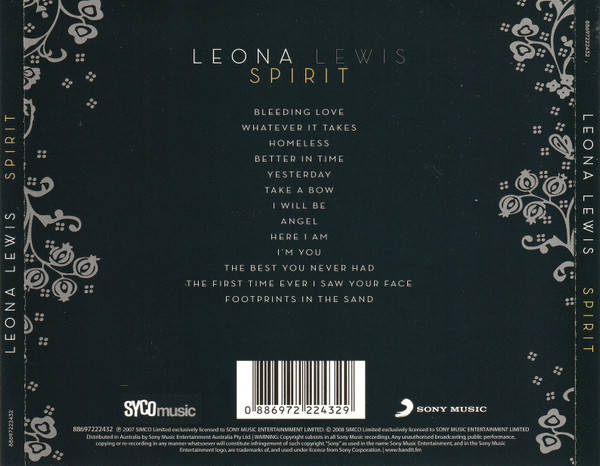 CD - Leona Lewis - Spirit