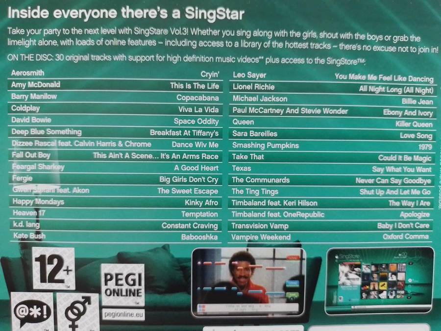 PS3 - Singstar Vol.3