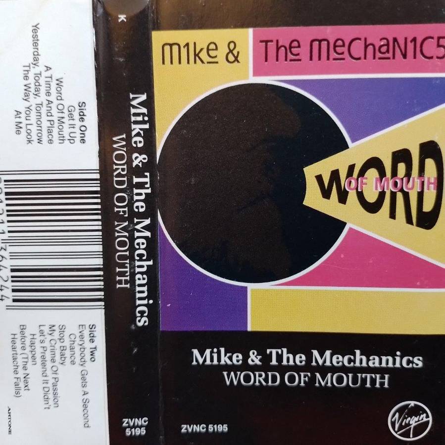 Cassette - Mike & The Mechanics Word of Mouth
