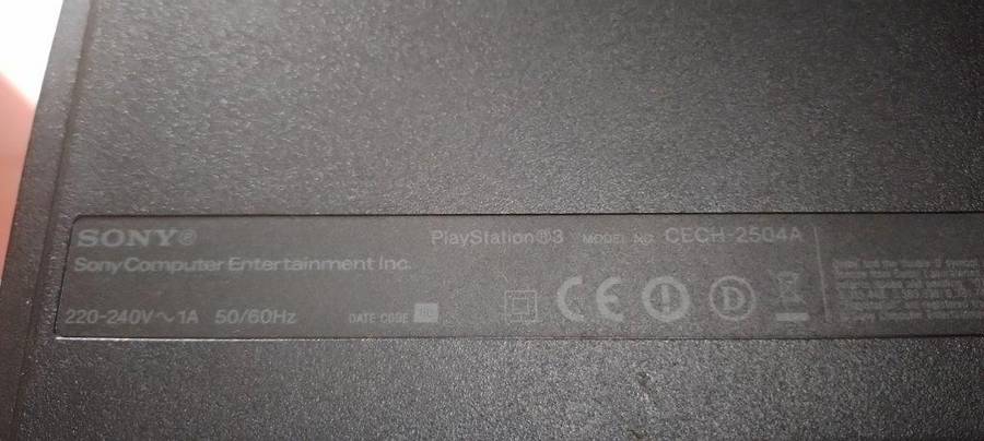 PS3 - Slim 150Gig Black Console - New Generic Controller + Cables