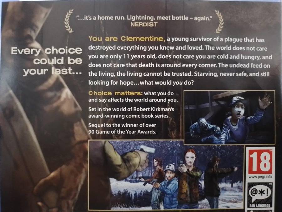 PS4 - The Walking Dead Season Two