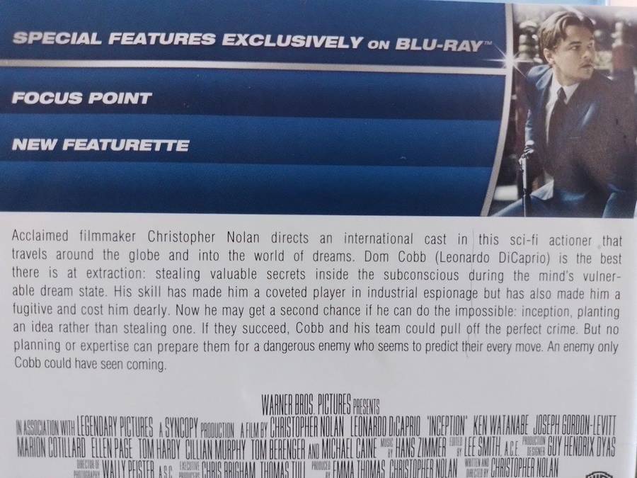Blu-ray - Inception