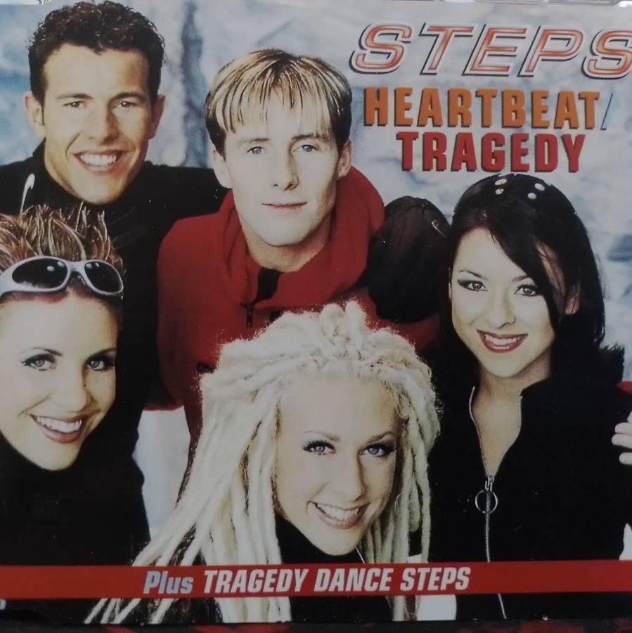 CD - Steps - Heartbeat / Tragedy (Single) - CDHIPS (WS) 9082